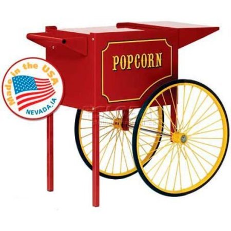 PARAGON INTERNATIONAL Paragon Popcorn Machine Cart 6oz, 8oz Red 3070010